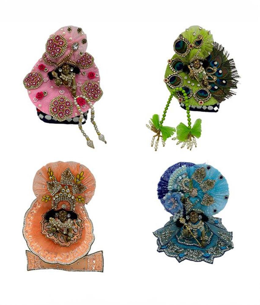 Rainbow Poshak Pack of 4 — 4 No. (8 Inch)