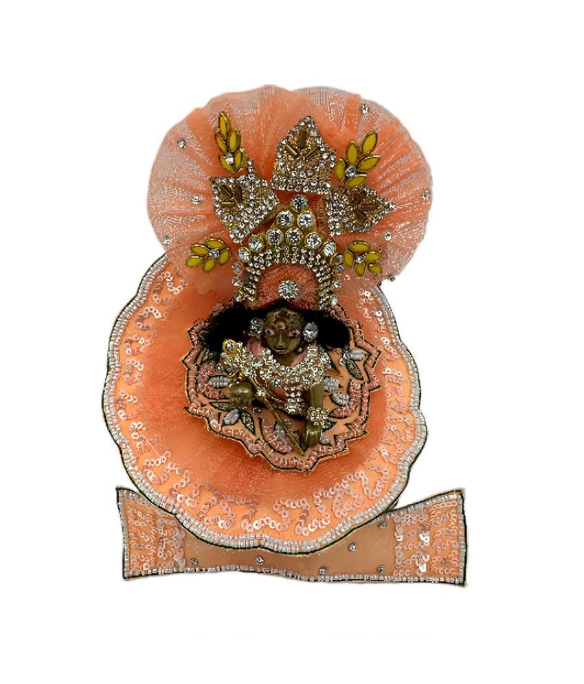 Kanha Peach Poshak — 3 No. (6 Inch)